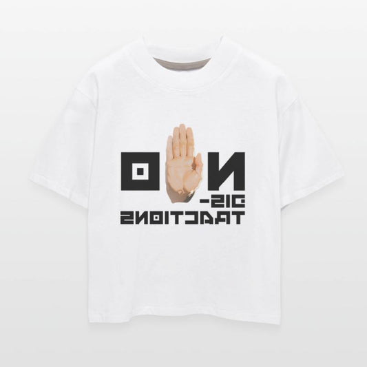 NO Distractions! cool mirror readable reverse typo