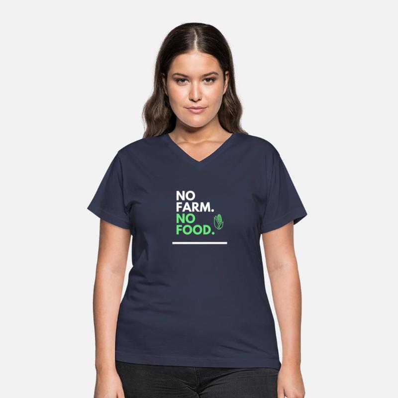 No Farm No Food Agriculture Shirt Design