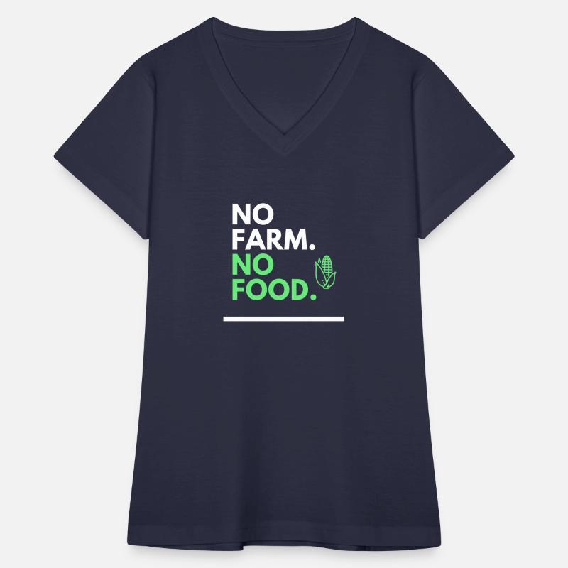No Farm No Food Agriculture Shirt Design