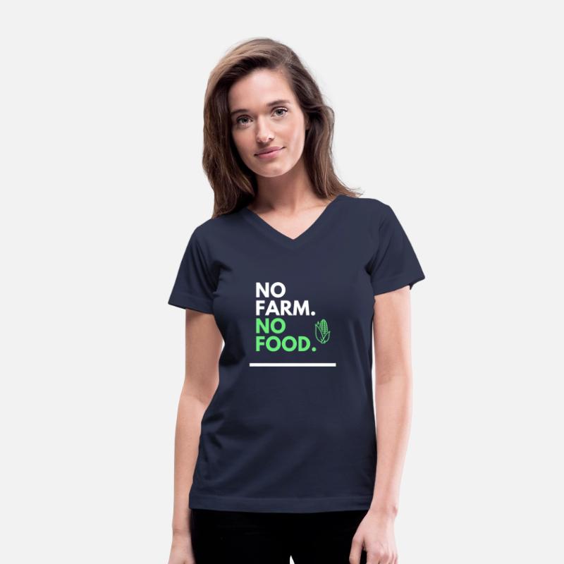 No Farm No Food Agriculture Shirt Design