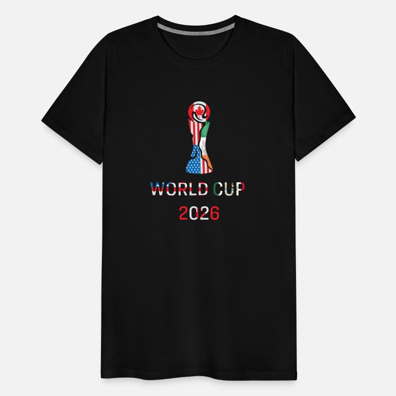 North America 2026 Football T-Shirt Canada USA Mex