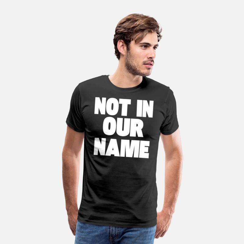 NOT IN OUR NAME Shirt not in our name tshirt