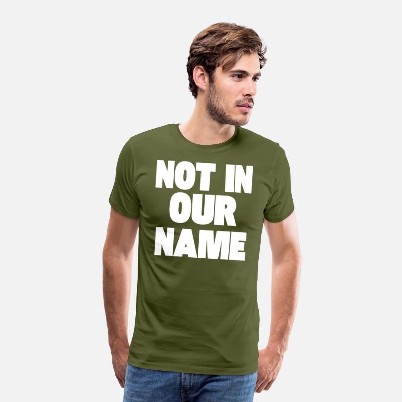 NOT IN OUR NAME Shirt not in our name tshirt