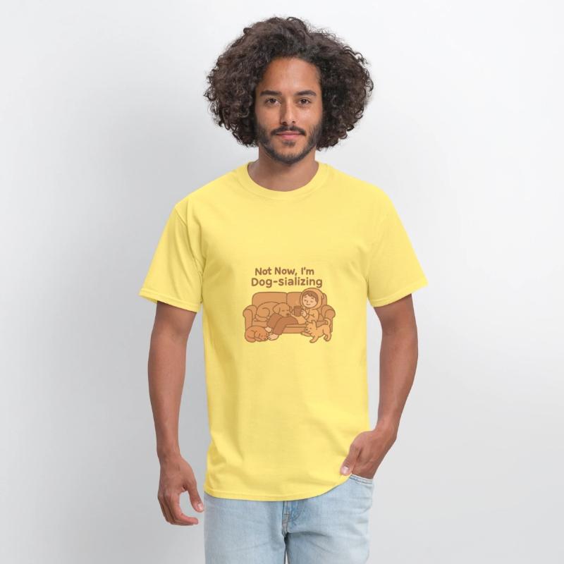 Not Now, I'm Dog-sializing - Cozy Dog Tee