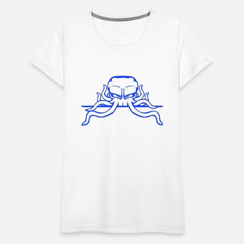 Octopus hiding bag behind wall fence alien cool