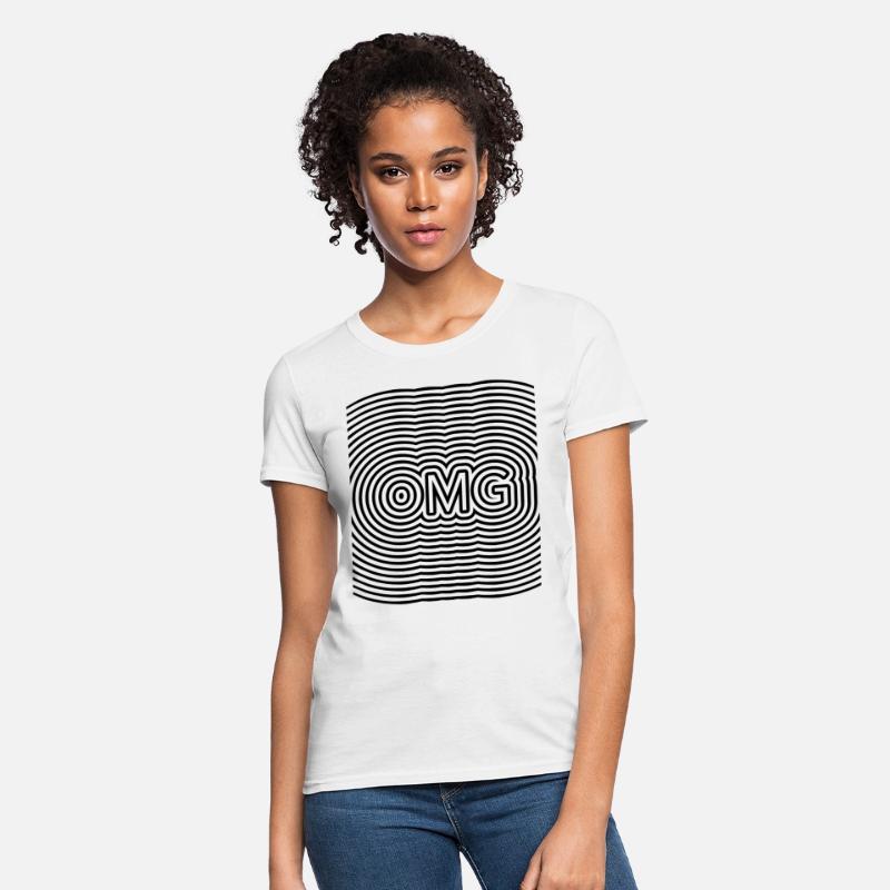 OMG optical illusion op art black lines