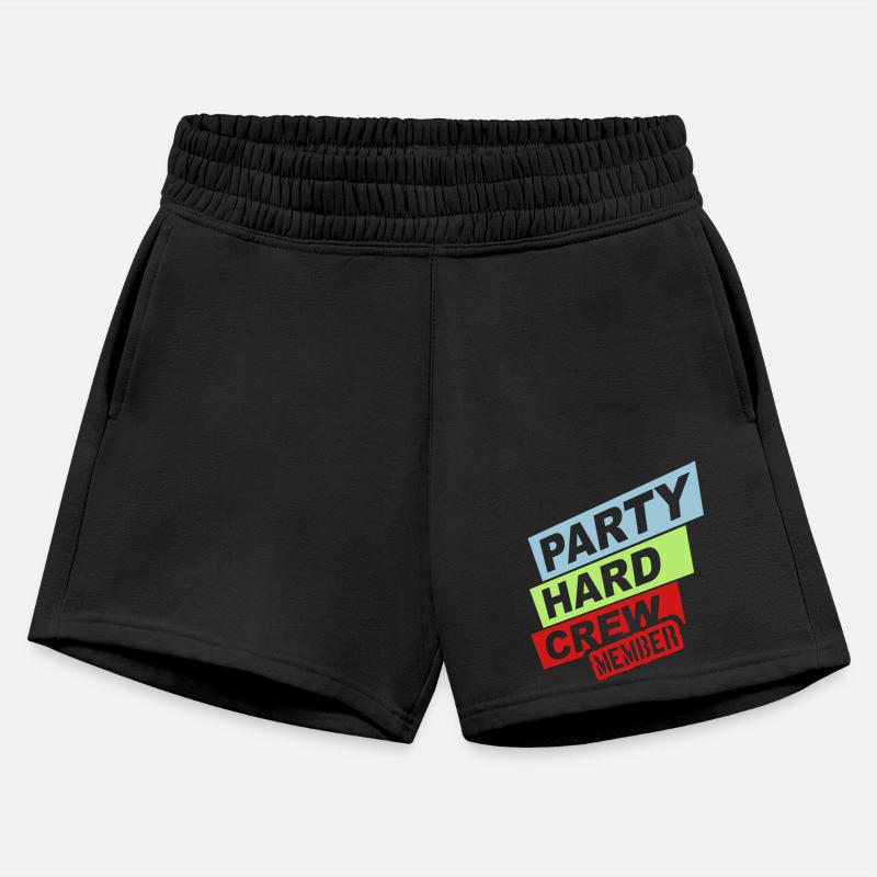 Party Hard Crew Member Team Club Friends Celebrate