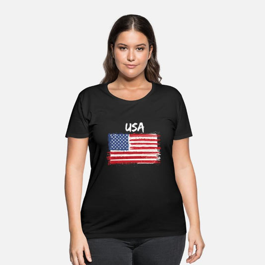 Patriotic Usa With American Flag Of The United