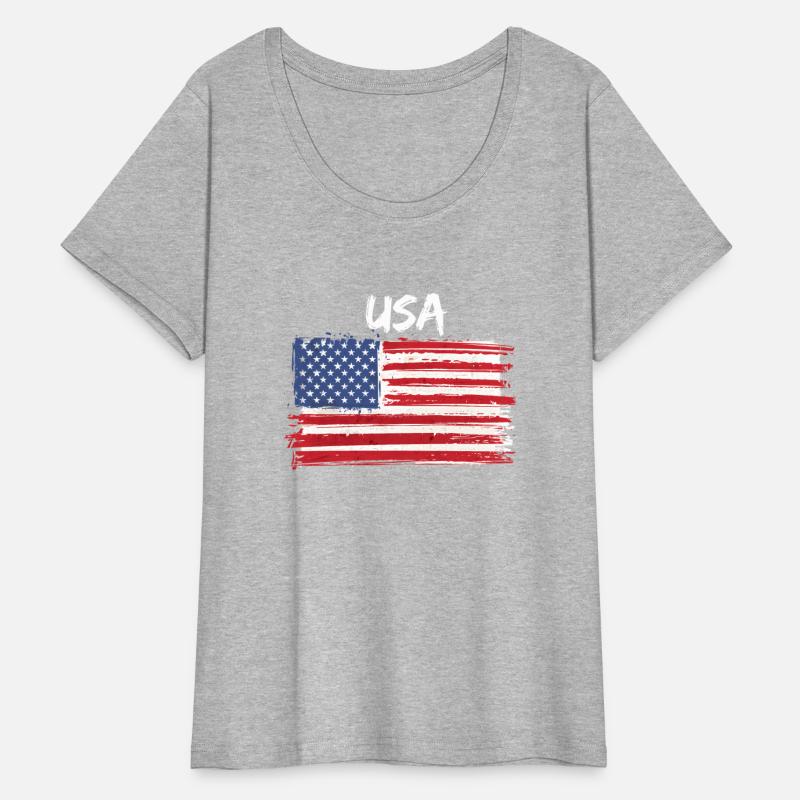 Patriotic Usa With American Flag Of The United