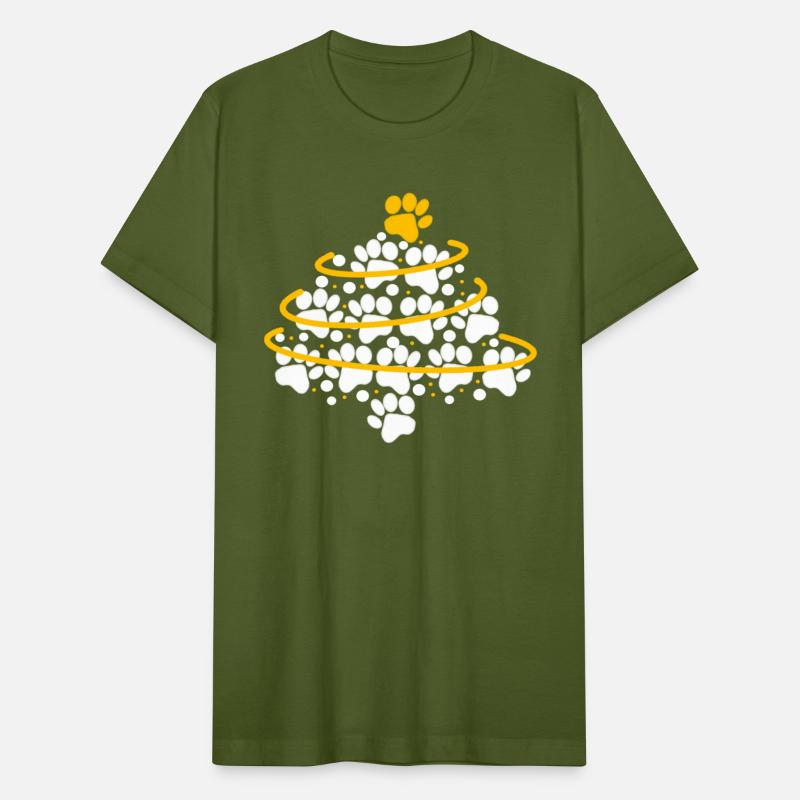 Paw Print Holiday Tree