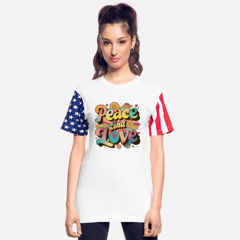 Peace And Love Hippie 1960`s 1970`s