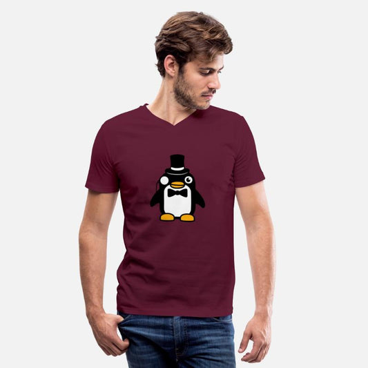 Penguin Gentleman Sir Mr. Top Hat Monocle Glasses