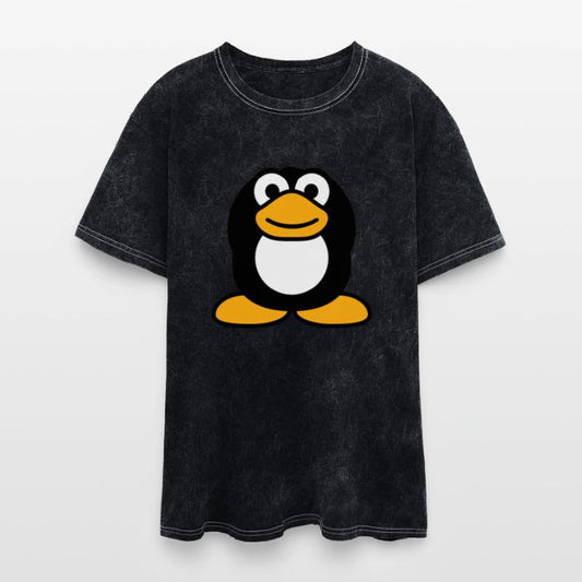 Penguin Hears Nothing Deaf Hands Cover Ears Funny