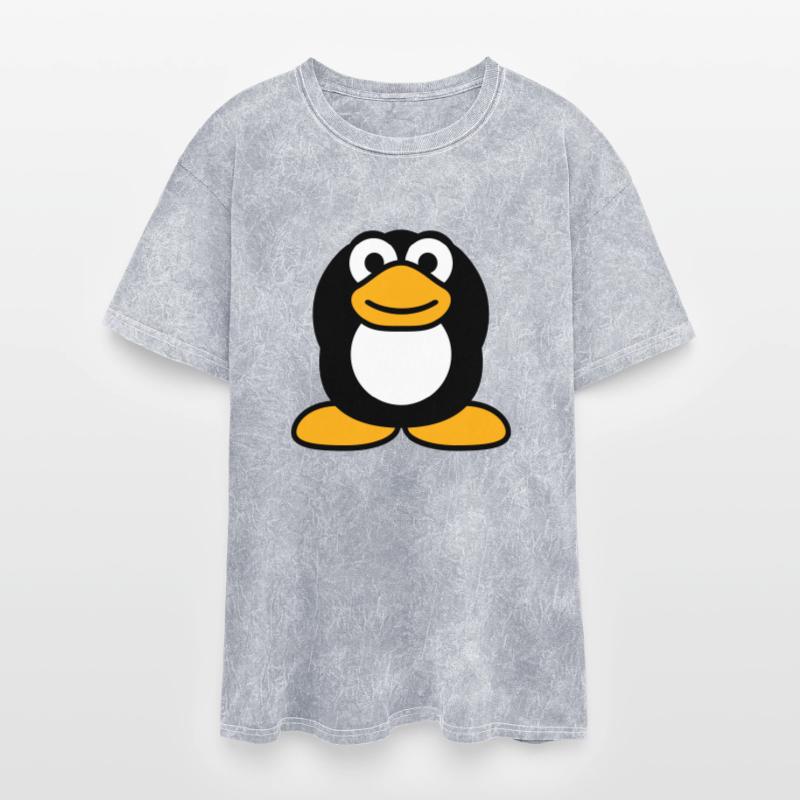 Penguin Hears Nothing Deaf Hands Cover Ears Funny