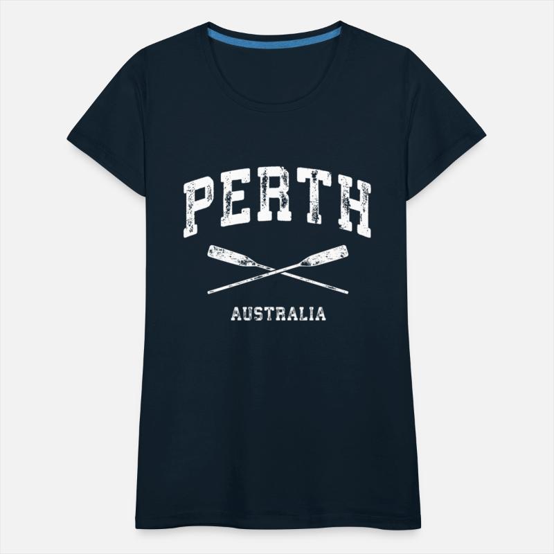 Perth Australia Nautical Crossed Oars