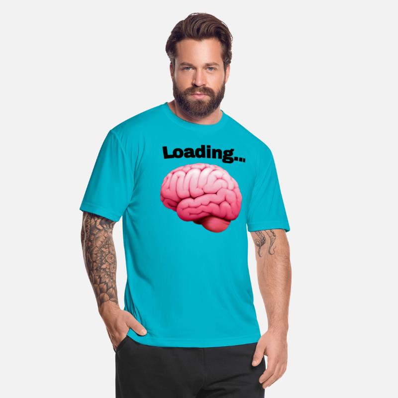 Pink Brain Anatomical Illustration