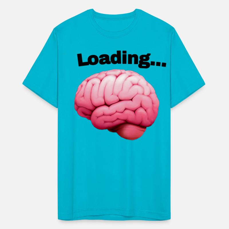 Pink Brain Anatomical Illustration