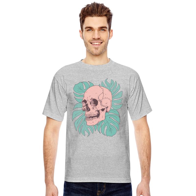 Pink Tropical Skull