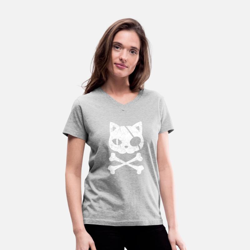 Pirate Cat Kitten Halloween Skull Cross Bones