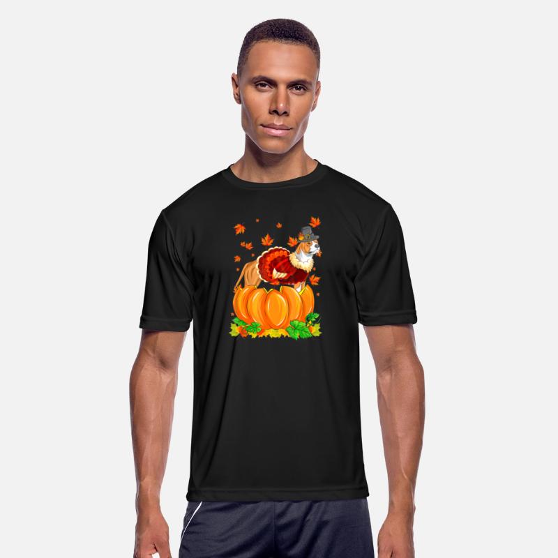 Pitbull Dog Thanksgiving Turkey Fall Autumn