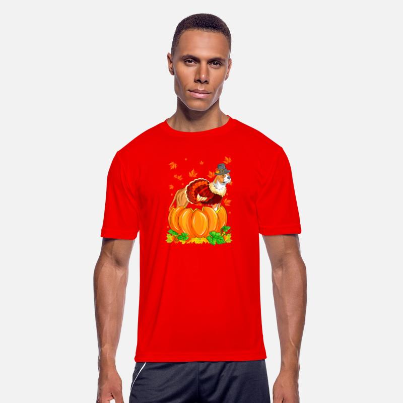 Pitbull Dog Thanksgiving Turkey Fall Autumn