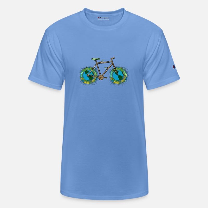 Planet Earth Bike, Cycling Pun, Bicycle Wheel Art