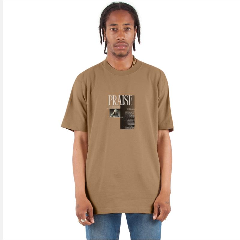 Praise Ye His Name - White Text