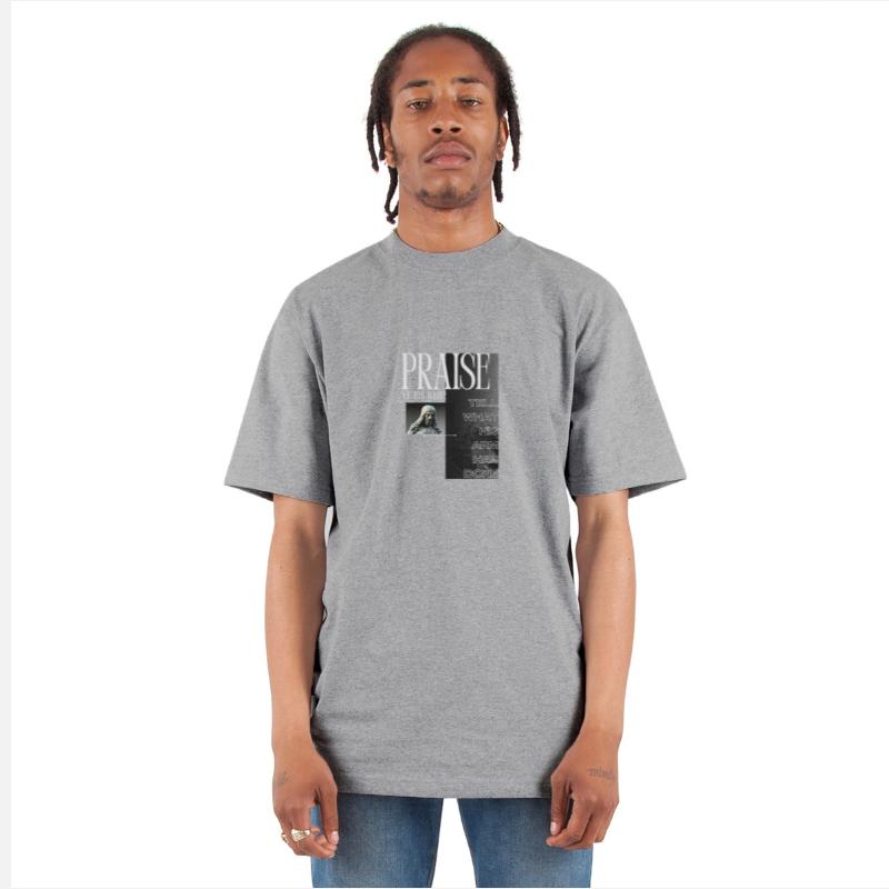 Praise Ye His Name - White Text