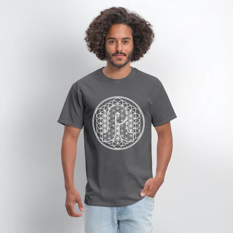 Pretty Lights Flower of Life Black and White Elect