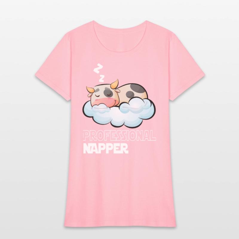 Professional Napper Cow Sleeping Late Riser