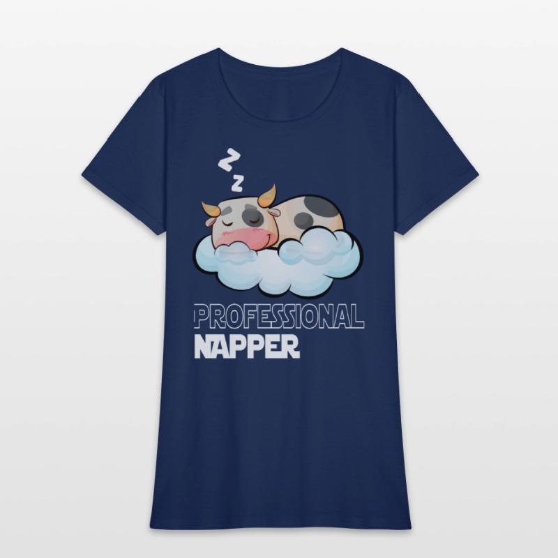 Professional Napper Cow Sleeping Late Riser