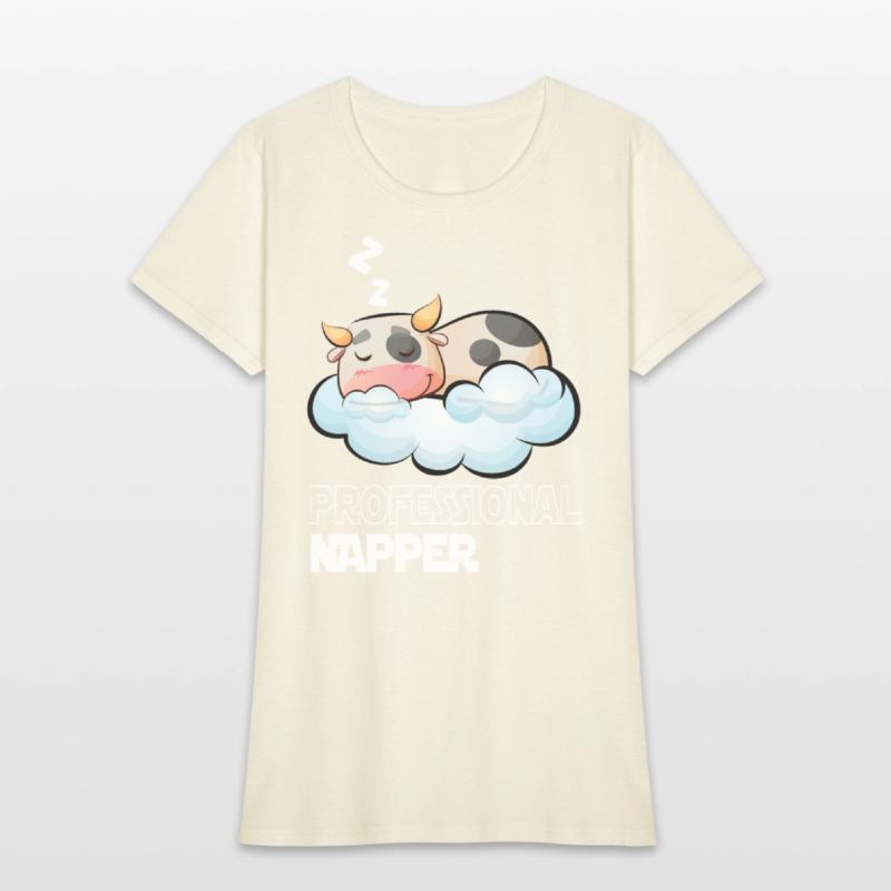 Professional Napper Cow Sleeping Late Riser