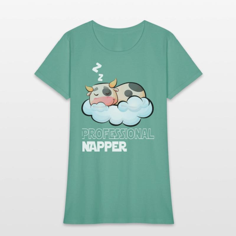 Professional Napper Cow Sleeping Late Riser