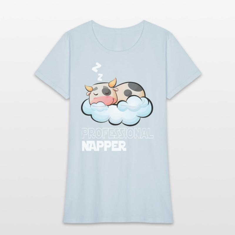 Professional Napper Cow Sleeping Late Riser