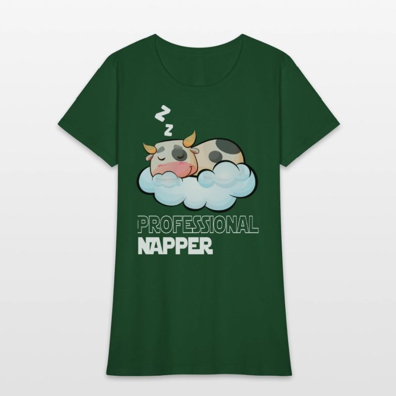 Professional Napper Cow Sleeping Late Riser