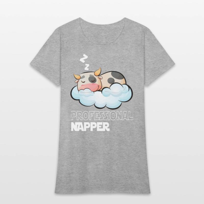 Professional Napper Cow Sleeping Late Riser