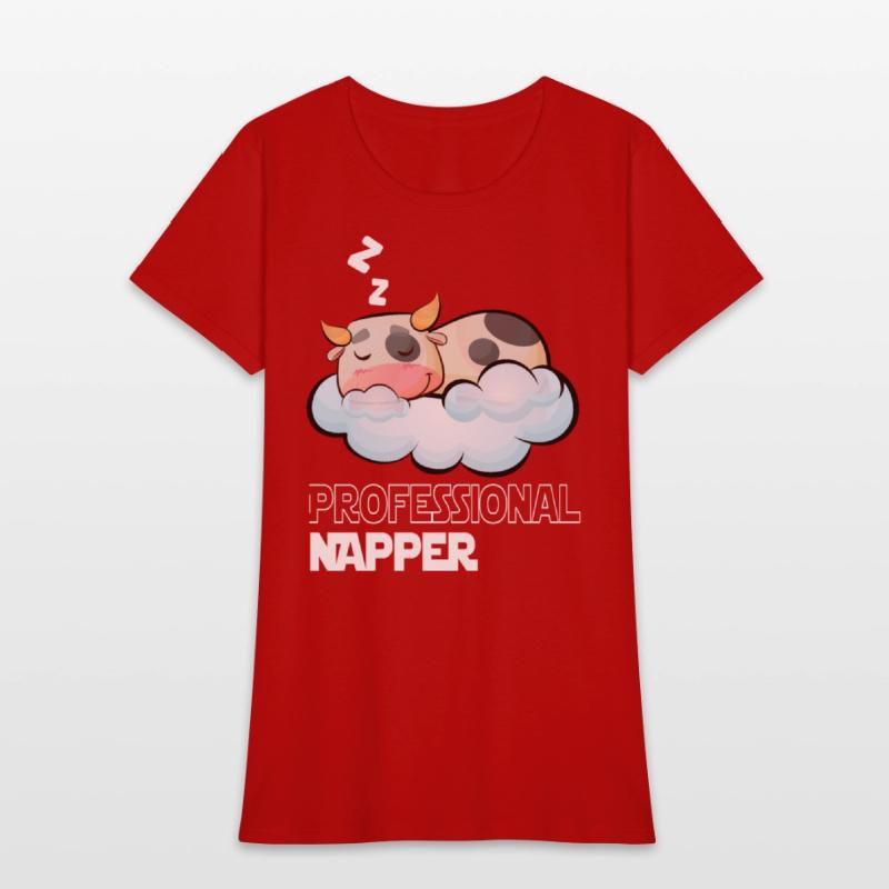 Professional Napper Cow Sleeping Late Riser