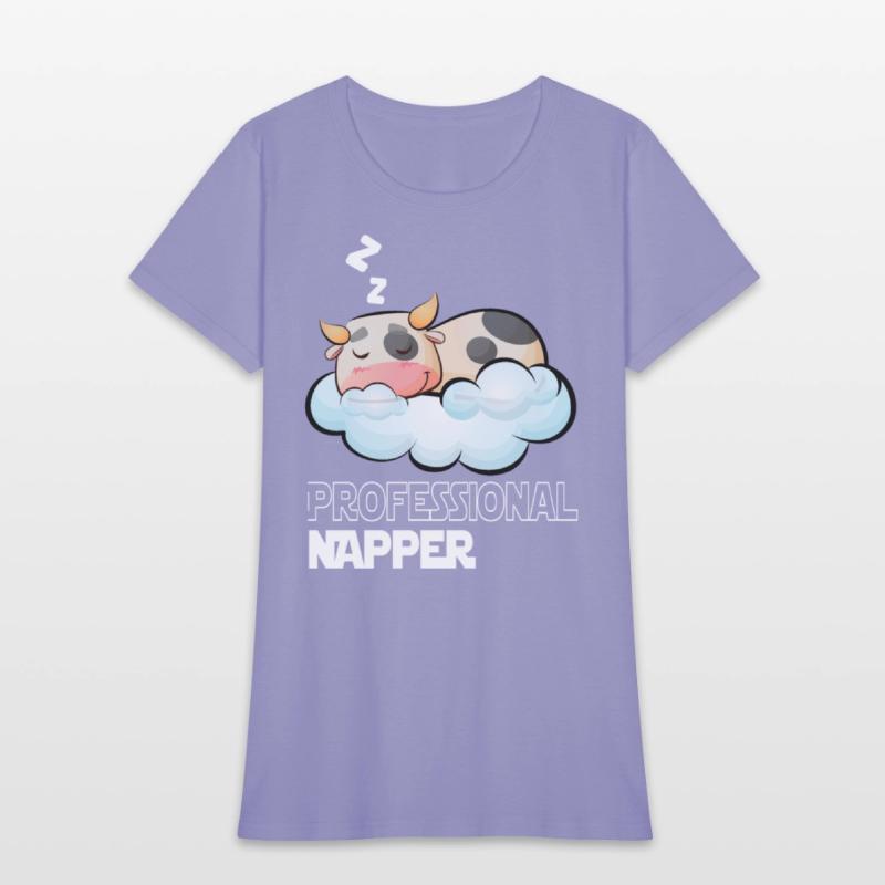 Professional Napper Cow Sleeping Late Riser