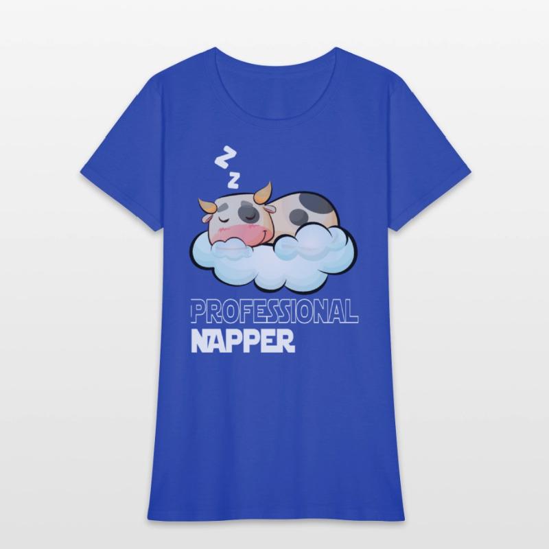 Professional Napper Cow Sleeping Late Riser