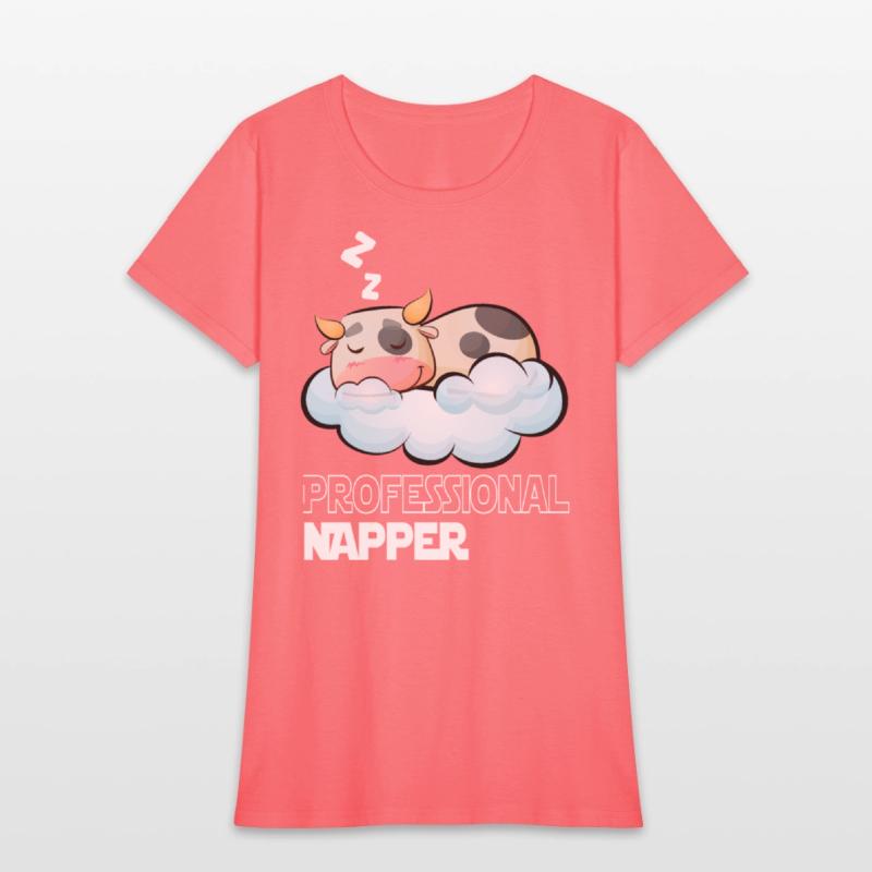 Professional Napper Cow Sleeping Late Riser