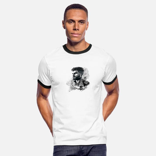 proud captain of a sailing ship on the high seas