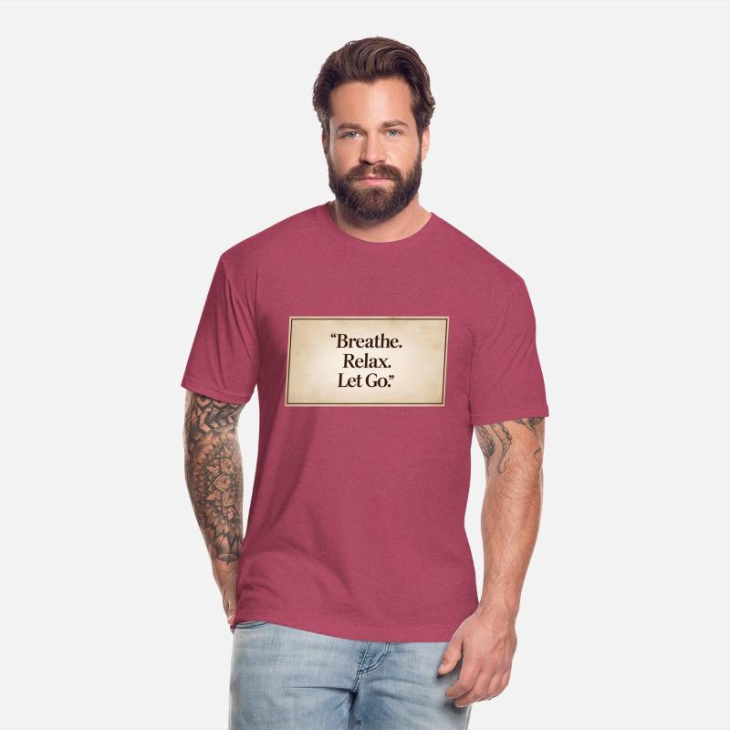 Quote poster Breathe Relax Let Go