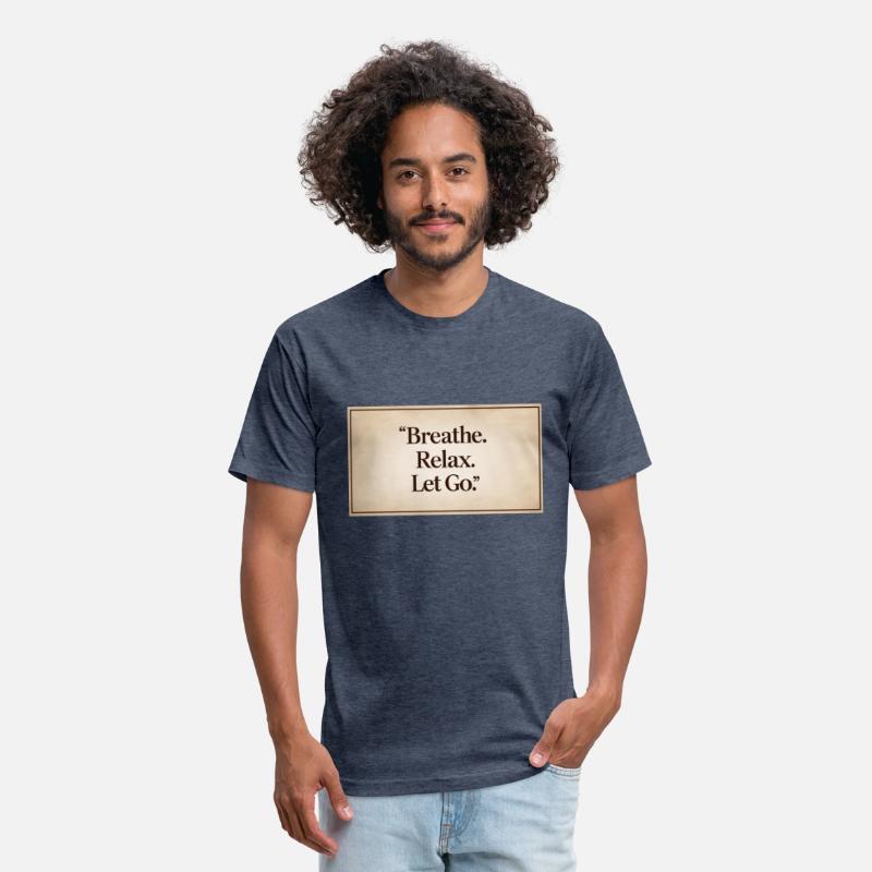 Quote poster Breathe Relax Let Go