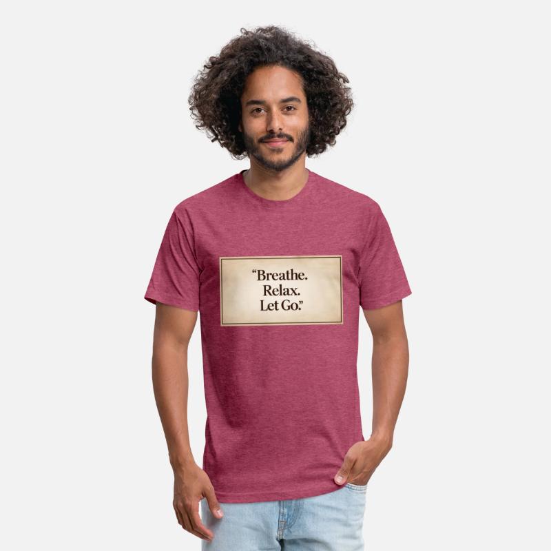 Quote poster Breathe Relax Let Go