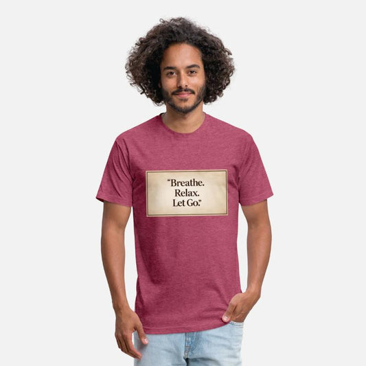 Quote poster Breathe Relax Let Go