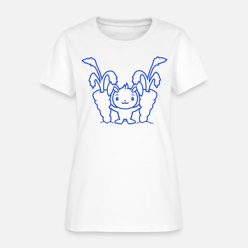 Rabbit Two Large Giant Carrots Harvest Cute Proud