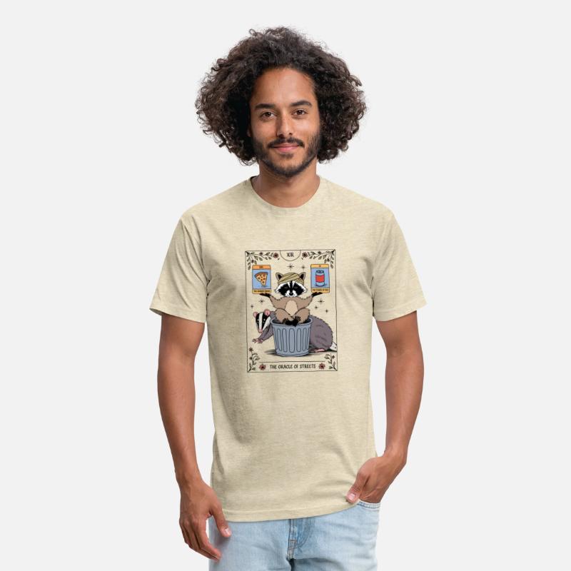 Raccoon and Badger Tarot Card Inspired Humor