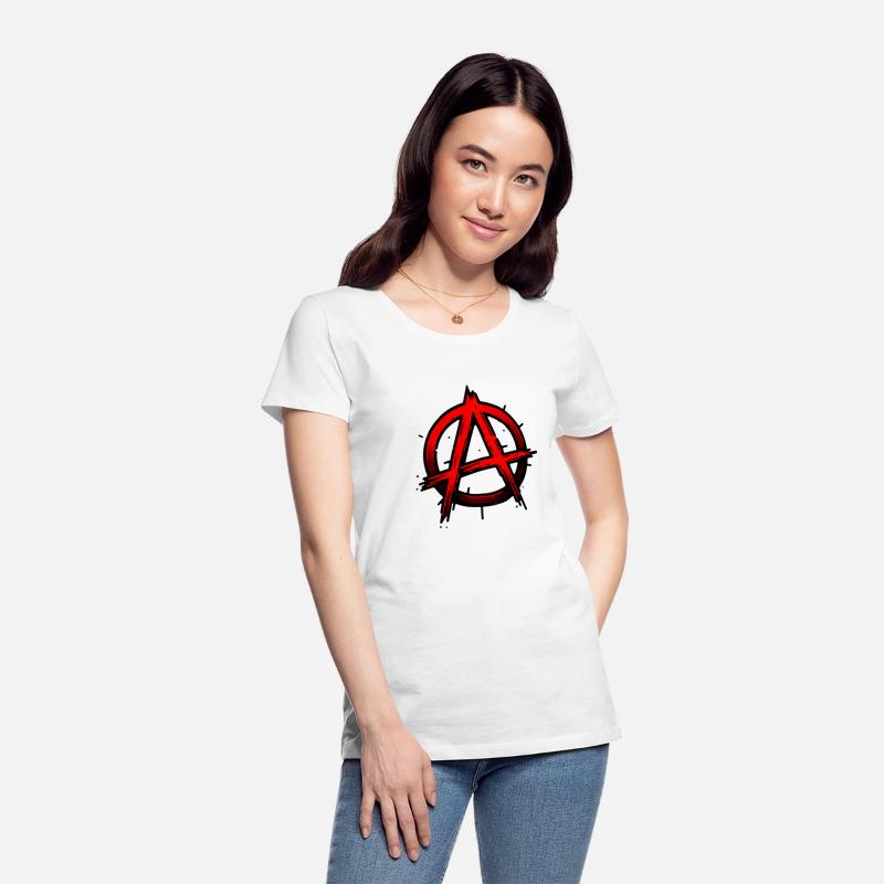 Red Anarchy Symbol - Rebel Freedom Statement