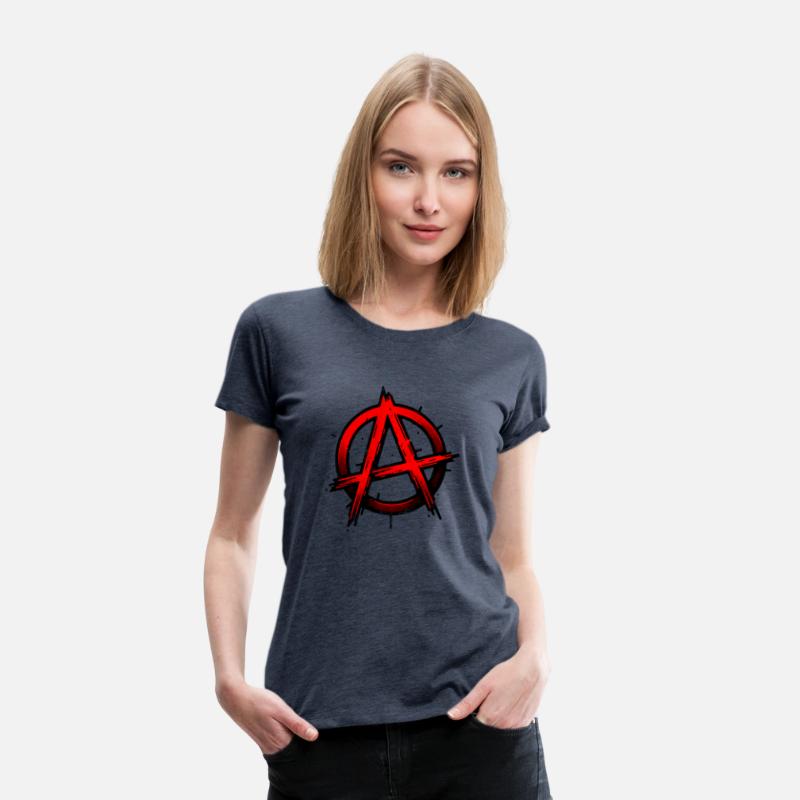 Red Anarchy Symbol - Rebel Freedom Statement