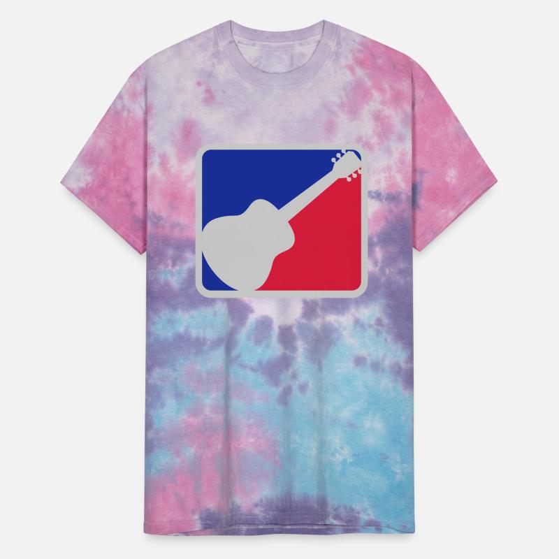 Red Blue Guitarist Play